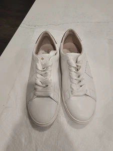 Kate Spade Womens 6 B  Angelise White Leather Sneakers Shoes - Picture 1 of 14