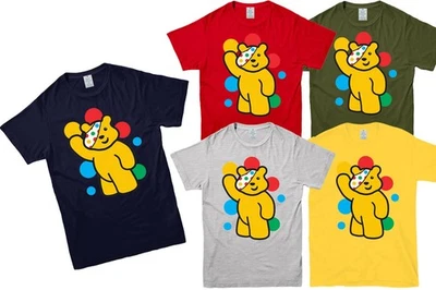 2025 Kinder Jungen Mädchen Erwachsene gefleckt T-Shirt Kinder in Not Schule Event Tee Top