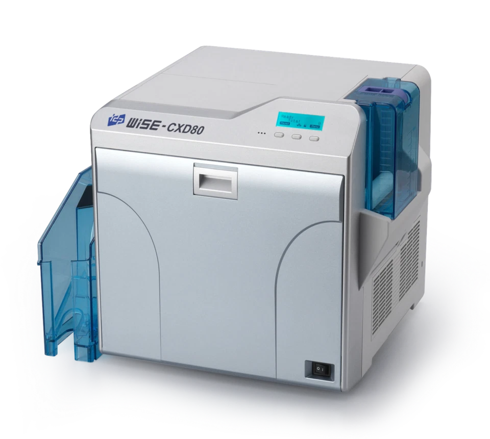 Imprimante de cartes DNP CX-D80D - 9 543 pages imprimées recto verso, USB & LAN - Photo 1/1