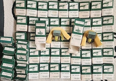 53x Lot T-bar Switch Relay New Old Deadstock 800 Series Gold Plated Aero Servers - Image 1 of 4