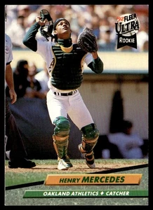 1992 Ultra Henry Mercedes Rookie Oakland Athletics #424 - Picture 1 of 2