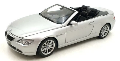 Kyosho escala 1/18 diecast DC24924K - BMW SERIE 6 descapotable - plateado Foto 1 de 4