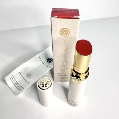 TATCHA The Kissu Lip Tint SPF 25 CAMELLIA - EXP 08/2026 Full Size Boxed - Image 1 of 4
