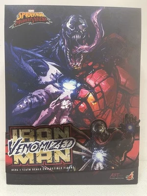 FIGURA HOT TOYS SPIDER-MAN MÁXIMO VENENO IRON MAN 14" 1/6 AC04 USADA Foto 1 de 4