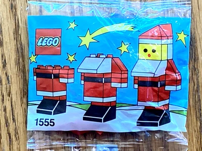 Vintage 1986 Lego 1555 Santa Claus Holiday Figure Sealed  Polybag Seasonal - Image 1 of 2