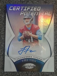 2018 Panini Certified Luke Falk RC #/50 Mirror Blue Titans Rookie - Picture 1 of 1