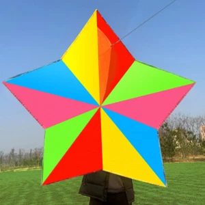 New Arrive Outdoor Fun Sports Colorful Five-Pointed Star Kite With Flying Tools - Picture 1 of 7