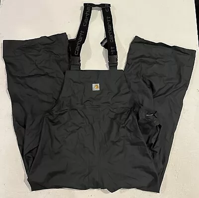 Carhartt Mens PVC Mayne 101075 300 Workwear Jumpsuit Bib Overalls Size XL Gray - Image 1 of 4