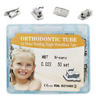 50 Set Tubos De Ortodoncia MBT 022 Bonding Orthodontic Tubes First Second Molar