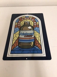 Let there be Natural Light Metal tin sign - Picture 1 of 5