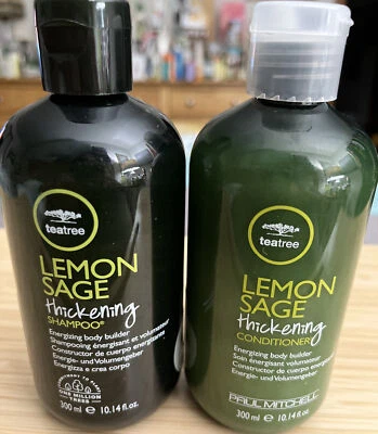 CHAMPÚ Y ACONDICIONADOR ESPESANTE TEATREE LIMON SALVIA 10,14 OZ EA DE PAUL MITCHELL Foto 1 de 4