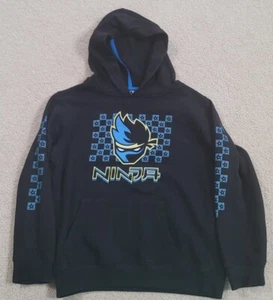 Ninja Gamer Video Team Gaming Youtube Streamer Graphic Hoodie Black Youth Medium - Picture 1 of 3