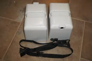 (Set di 2) Hoveround MVP5 Copribatteria per carrozzina elettrica + cinghie - Foto 1 di 10