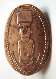 POLYNESIAN CULTURAL CENTERER Laie, HI -- elongated copper penny - Picture 1 of 1