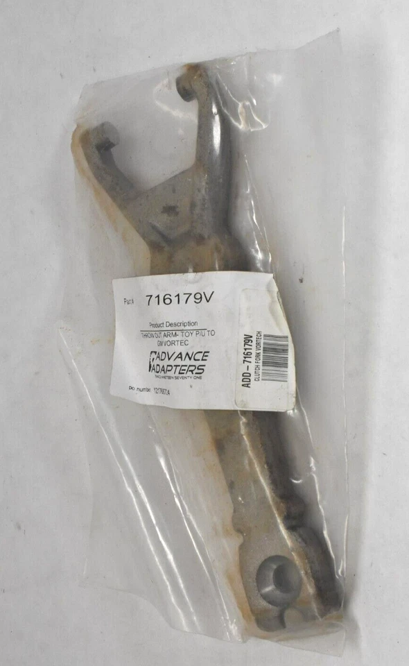 Adaptadores Avanzados 716179V Horquilla de Embrague Vortech Acero Zinc Chapado Chevy V8 Foto 1 de 4