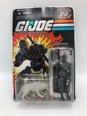 G.I. JOE 25 ANIVERSARIO 3 3/4" OJOS DE SERPIENTE CON MADERA - TARJETA DE PAPEL DE ALUMINIO - HASBRO 2007 Foto 1 de 4