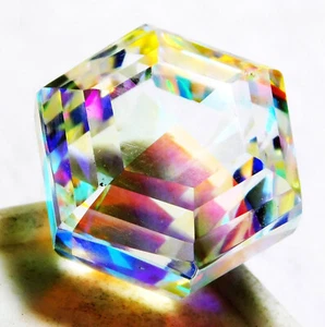Colgante de cuarzo místico de 80 quilates con forma de fantasía tamaño piedra preciosa suelta - Imagen 1 de 4