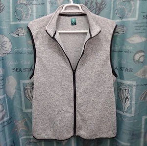 PGA TOUR Men's Size XL Gray Golf Vest Sleeveless Performance Full-Zip Stretch - Picture 1 of 13
