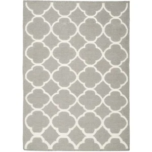 Safavieh Grey/Ivory Flat weave Wool Area Rug 3' x 5' - Picture 1 of 1