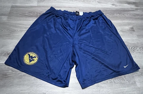 West Virginia Mountaineers Nike Team Basketball Gym  Athletic Shorts 3XLT Blue Cover