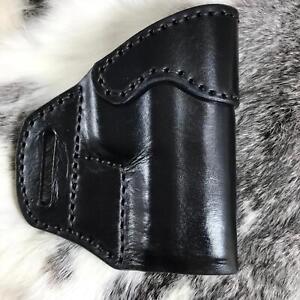 Avenger style leather holster fits Sig Sauer P365 X-Macro