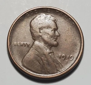 Lincoln Wheat Penny 1919 S #C3791 - Imagen 1 de 2