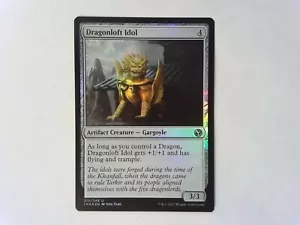 Foil Dragonloft Idol Iconic Masters - Magic the Gathering Mtg Artifact - Picture 1 of 1