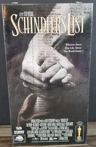 NEU Schindlers Liste (2-VHS 1997) Liam Neeson Ben Kingsley Steven Spielberg - Bild 1 von 5