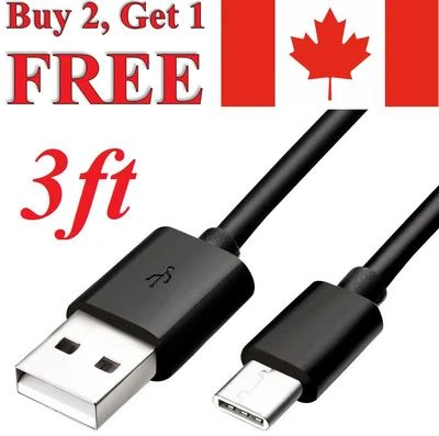 USB Type C Cable 3.1 Sync Charger for iPhone Samsung Pixel LG OnePlus Motorola - Image 1 of 4