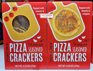 Trader Joe's Pizza Crackers stagionati 4,22 oz 120 g (2 scatole) - Foto 1 di 2