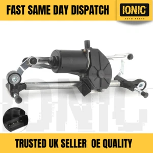 Vauxhall Corsa D & E 2006–2019 Front Windscreen Wiper Motor with Linkage RHD - Picture 1 of 16