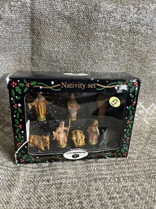 Nativity Set By EuroMarchi Italy Vintage Reproduction 8 Piece Set - Picture 1 of 10