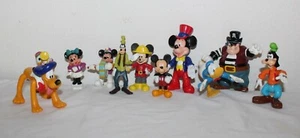 Lot of 11 Disney Characters Figures Donald Duck Mickey Mouse Pluto Minnie Goofy - Picture 1 of 4
