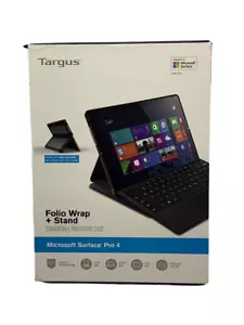 Targus Folio Wrap and Stand for Microsoft Surface Pro 4, Black (THZ618GL) - Picture 1 of 2