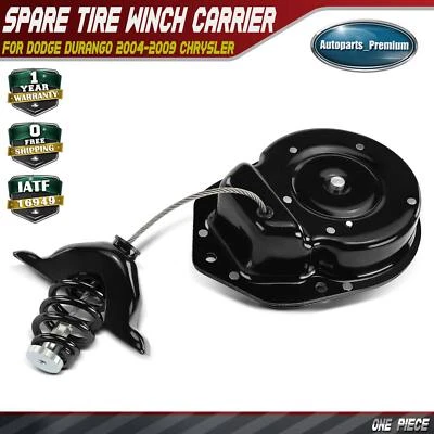 1x Portador de cabrestante de neumático de repuesto para Dodge Durango 2004-2009 Chrysler Aspen 2007-2009 Foto 1 de 4