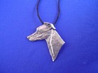Whippet Greyhound necklace Pewter Hound Dog Jewelry by Cindy A. Conter 11P  