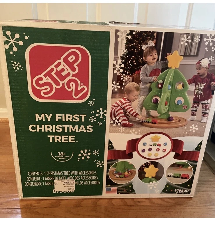 Step2 Mi Primer Árbol de Navidad con Adorno Tren Set 18 Meses + Niños Nuevo Foto 1 de 4