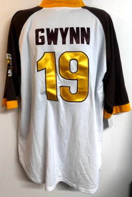 Camiseta deportiva de béisbol de los Padres de San Diego #19 Tony Gwynn 1978 All Star Game para hombre talla: 50 Foto 1 de 4