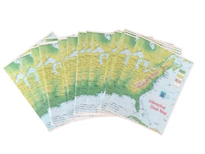 History Alive! Interactive Desk Map 17"x 11" General Geography Skills Lot of 38 - Imagen 1 de 6