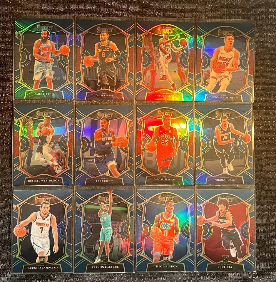 2020-21 Panini Select BLUE Retail SILVER Complete Your Set You Pick Card #1-100 - Image 1 of 1