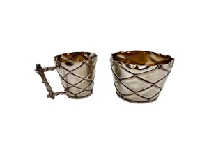 WMF Jugendstil Set Milch &Zucker Vintage WMFM Sammlung Versilbert - Picture 1 of 6