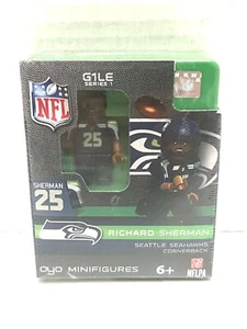 NFL Football Minifiguren Spielzeug Sport Seattle Seahawks Richard Sherman Serie 1 - Bild 1 von 7