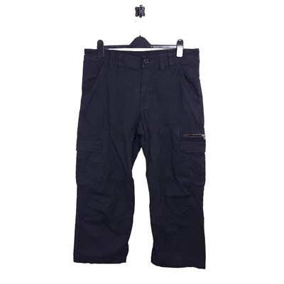 Mens Helly Hansen Cargo Trousers Wide Leg W37 L27 Black  - Image 1 of 4