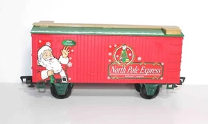 Eztec Train North Pole Express G-Gauge Christmas Boxcar - Picture 1 of 6