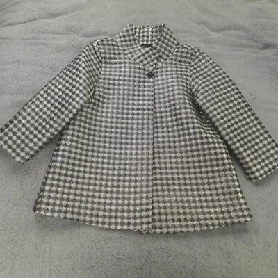 Chaqueta Top Connie Roberson Seda Mujer Pequeña Beige Negra Metálica Corta Claire Foto 1 de 4