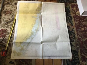 Vtg  Sea Girt Nj Sounding Chart #1216 1967 - Picture 1 of 4