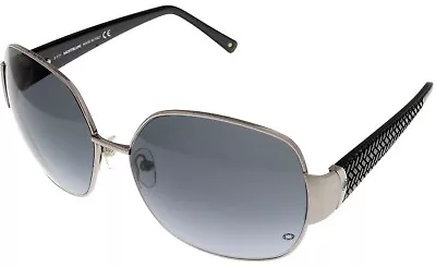 Gafas de sol Mont Blanc para mujer cuadradas plateadas negras MB315S 14B Foto 1 de 4