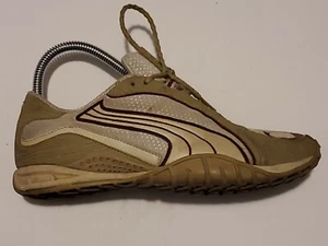 Puma 182773 Brown/White Running Shoes Low Top Lace Up Sneakers Size 7 US - Picture 1 of 9