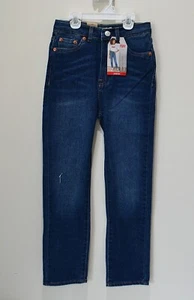 NWT KIDS YOUTH GIRLS LEVI'S DENIM RIBCAGE STRAIGHT ANKLE PANTS JEANS SZ 8 - Picture 1 of 5