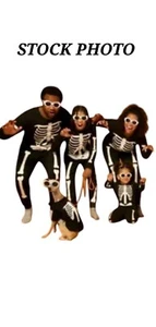 Way to Celebrate Kids Halloween 2 Pc Pajama Set Skeleton Glow In Dark Size 8 NEW - Picture 1 of 5